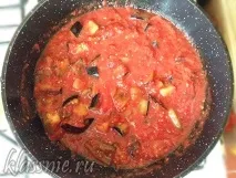 Баклажани з квасолею в томаті - рецепт з покроковими фото квасолею