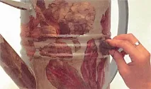 метална лейка декупаж