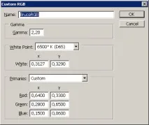 Color Settings значення