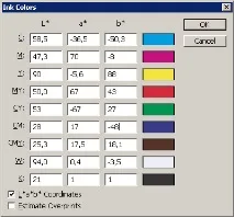 Color Settings color