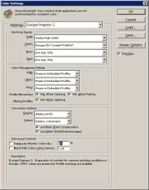 Color Settings settings