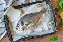 Дорада в солі рецепт з фото, як приготувати дораду запечену в солі в духовці фото