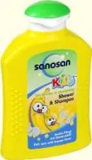 Гель для душу та шампунь з ароматом банана Sanosan kids від Sanosan – відгуки покупців душу
