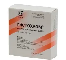 Гістохром – інструкція, застосування в офтальмології, відгуки гістохром