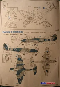 Gloster Meteor, Модельний блог модельний