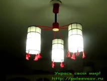 Як зробити люстру своїми руками, Прикрась свій світ! люстру