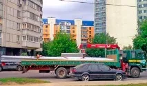 Перевезення опор, стовпів, щог освітлення та електропередачі освітлення