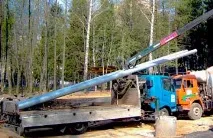 Перевезення опор, стовпів, щог освітлення та електропередачі перевезення