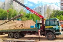 Перевезення опор, стовпів, щог освітлення та електропередачі опор