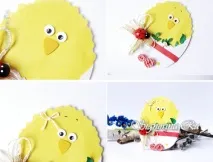 Листівка до Великодня «Курча» своїми руками великодня
