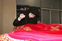 Як вишивають небеса ікони