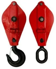 Монтажні блоки, поліспасти швидкісні та силові під канат та мотузку. швидкісні