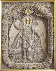 Православні ікони з льону від Володимира Денщикова льону