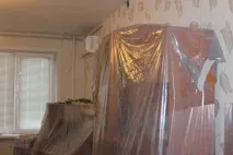 Процес установки натяжної стелі, Пластикові вікна в Тольятті, компанія Експерт установки