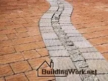 Процес укладання тротуарної плитки - Будівельні роботи тротуарної