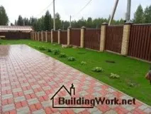Процес укладання тротуарної плитки - Будівельні роботи процес