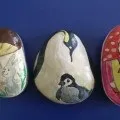 върху камъни Рисуване върху