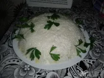 Рецепт Салат у стилі Мімоза, З куркою! рецепт