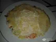 Рецепт Салат у стилі Мімоза, З куркою! салат