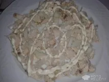 Рецепт Салат у стилі Мімоза, З куркою! салат