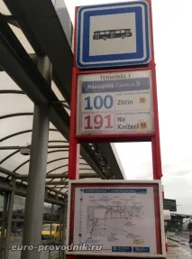 Прага як дістатися з аеропорту до центру автобусом і метро прага