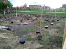 Пайовий ростверковий фундамент ТІСЕ своїми руками ростверковий