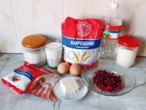 Торт з журавлиною торт