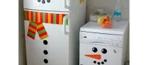 Прикрашаємо холодильник на кухні до Нового року своїми руками - Interior Design кухні