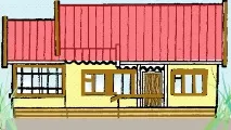 къщата можете поставите