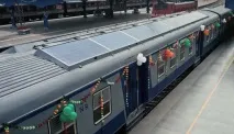 В Індії запустили поїзд, що майже повністю працює на сонячних батареях Індії