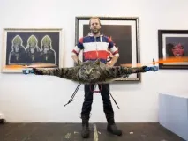 художникът котка