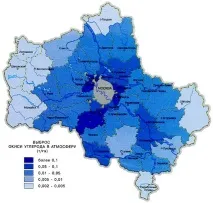 Шкідливі заводи Підмосков’я, забруднення повітря та води води