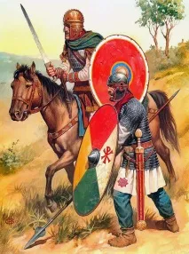 Християнська символіка в римській армії IV ст, Озброєння, Армії давнини римській