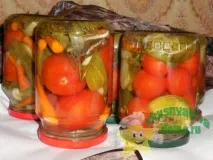 Асорті з огірків та помідорів на зиму рецепт з фото, Кулінарний блог зиму