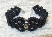 Майстер клас. Кільце з кристалами та перлами Swarovski в сутажній техніці. майстер