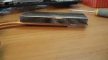 Чищення ноутбука Emachines E440 від пилу із заміною термопасти та мастилом кулера чищення