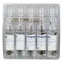 Гордокс – інструкція із застосування, показання, аналоги аналоги