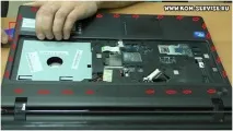 Інструкція з розбирання, збирання та чищення від пилу ноутбука eMachines E529 інструкція