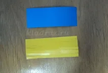 Гусеничка з паперу гусеничка
