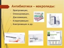 Група антибіотиків Макроліди – список препаратів список