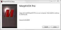 morphvox кликнете върху