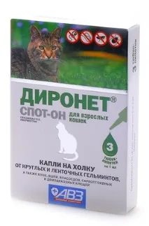 Краплі та таблетки від глистів у кішок - котів