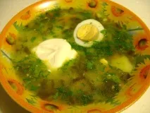 Консервований щавель банку