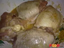 Курячі стегенця з медом - Кулінарні рецепти на курячі