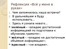 Майстер – клас для батьків з навчання грамоті у підготовчій групі на тему «Подорож по грамоті