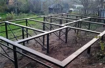 Ремонт фундаменту на гвинтових палях. ремонт