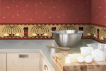 Шпалери миючі для кухні (45 фото) практичний вибір стильного покриття кухні