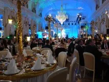 място новогодишния банкетната зала