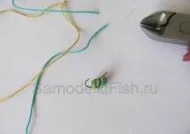 Плетена блешня для лову окуня з насадкою - Саморобки для риболовлі своїми руками окуня