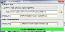 verifier checksum
